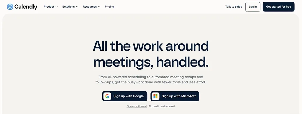 Calendly meeting scheduling software