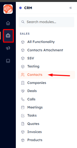 Step 1 — Go to Contacts