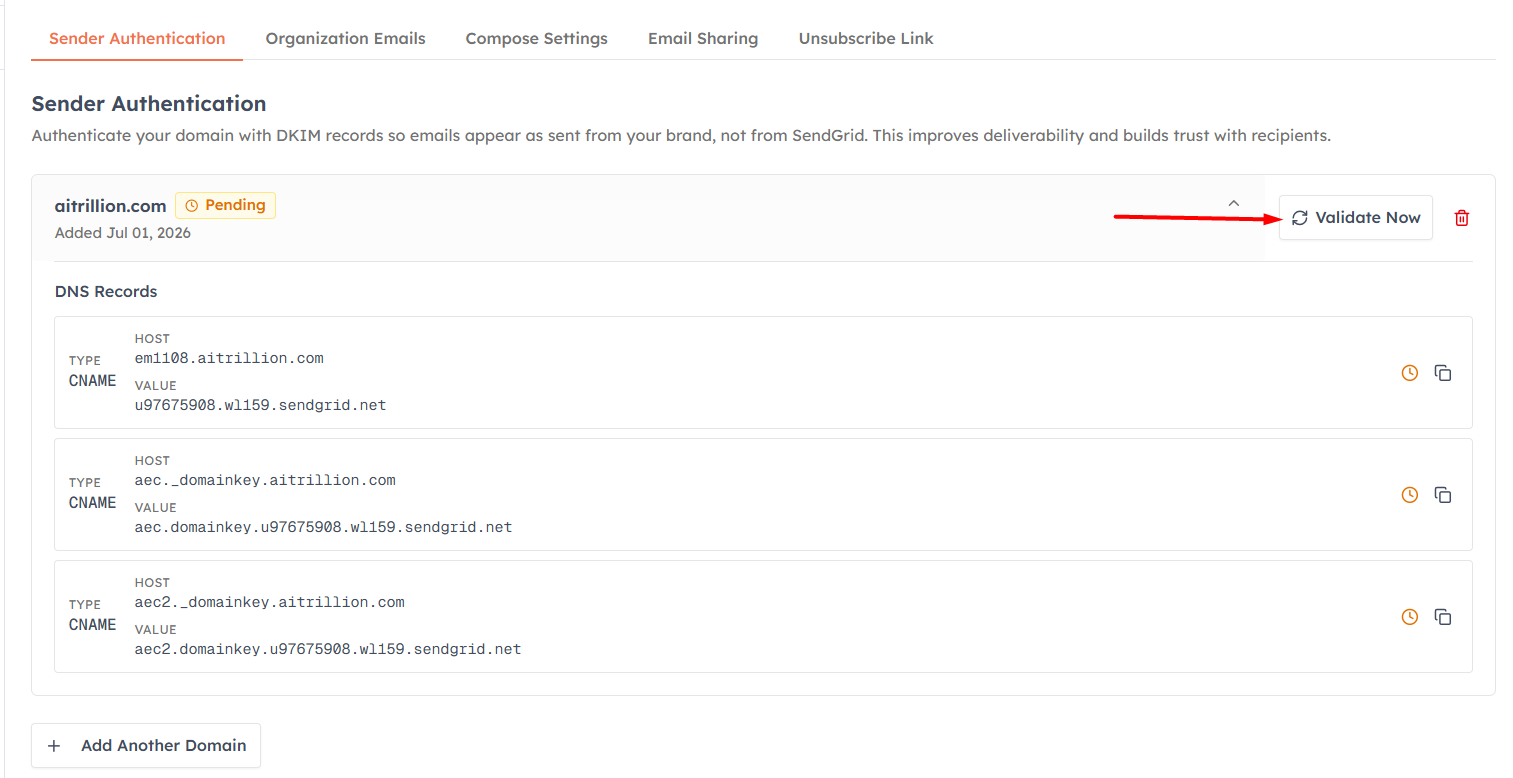 Step 4 — Verify the setup