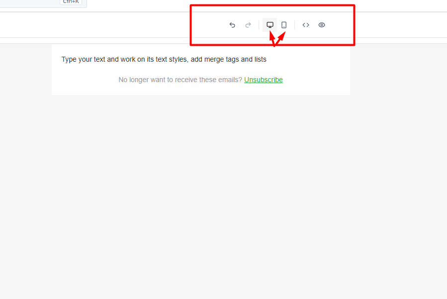 Step 3 — Design in the email editor