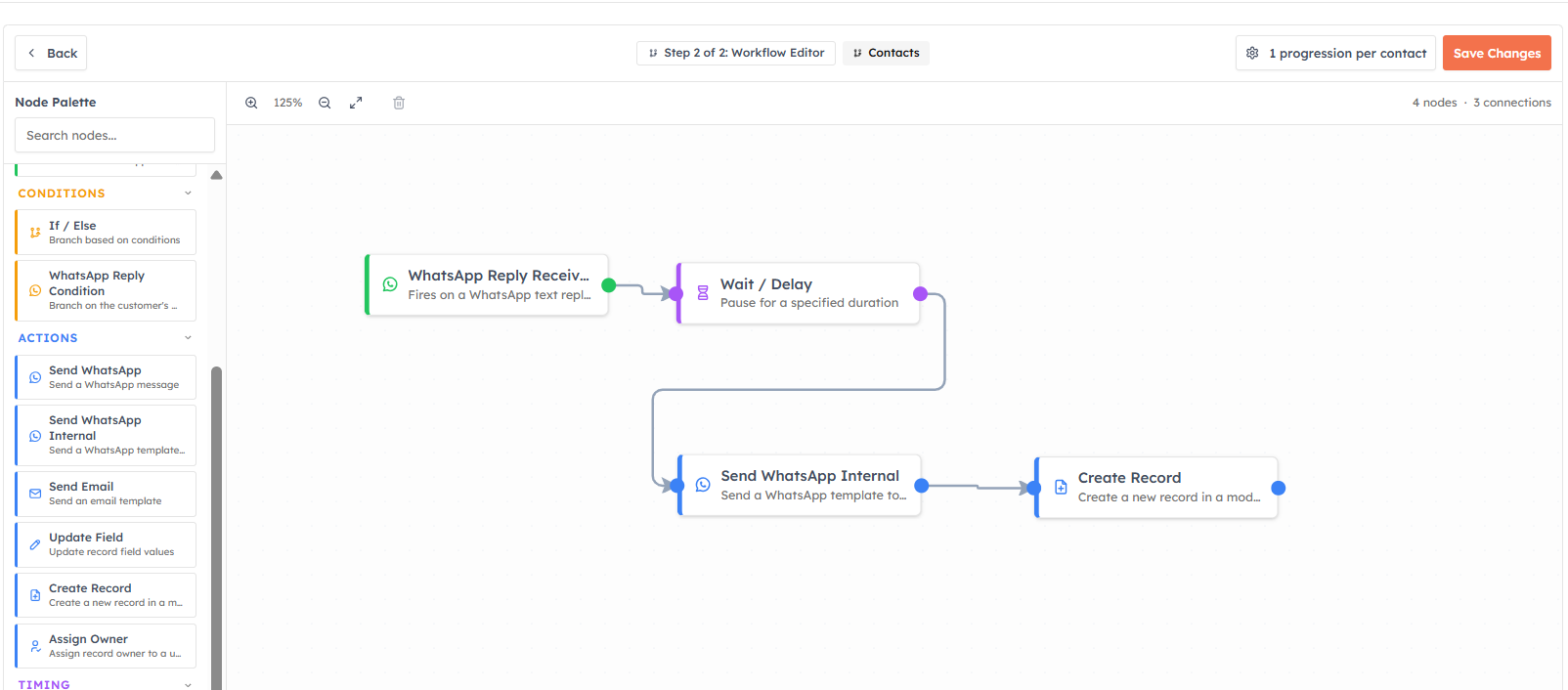 4. WhatsApp form follow-up