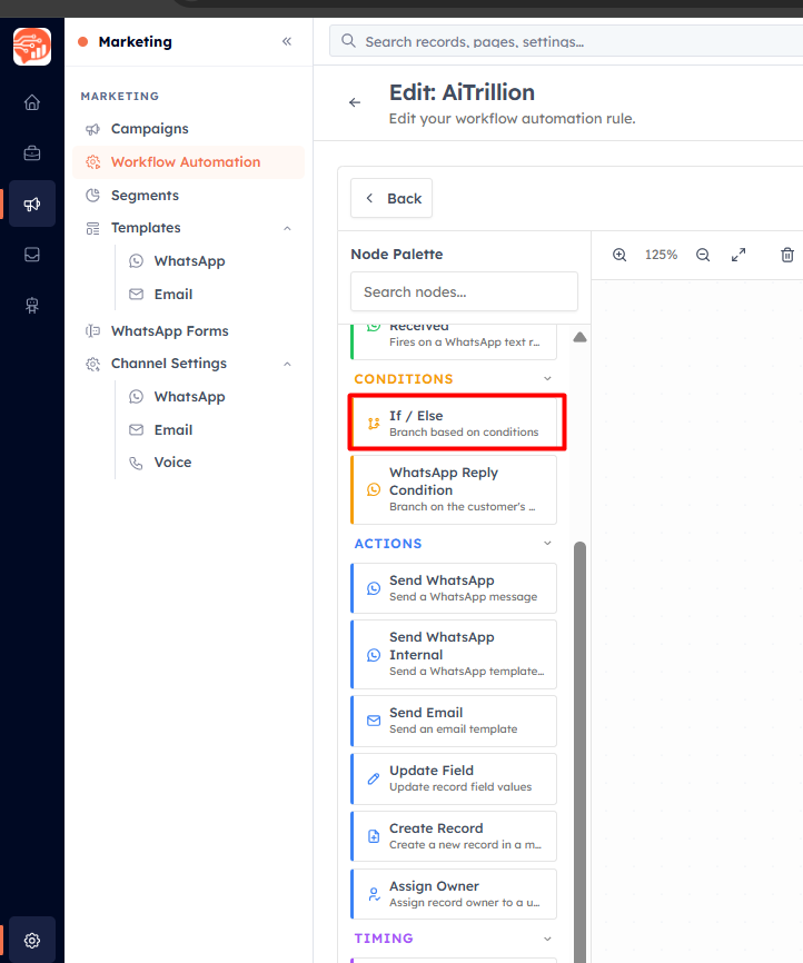 Adding logic to a workflow