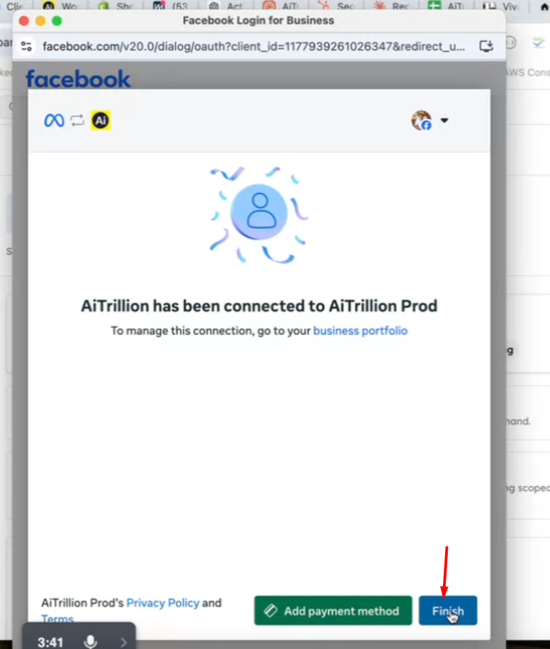 Step 1 — Authorize with Meta