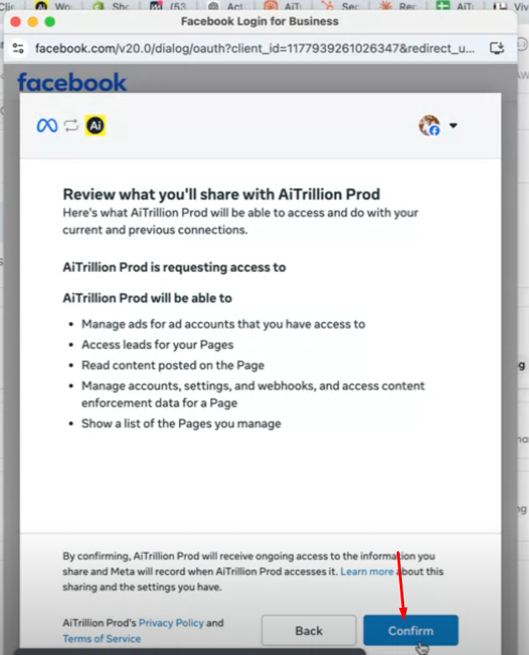 Step 1 — Authorize with Meta