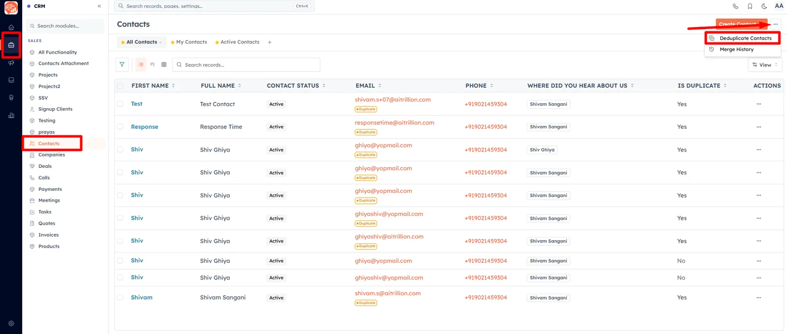 Run a deduplication scan