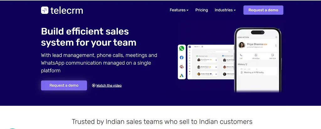 TeleCRM for call and WhatsApp-heavy Shopify sales teams