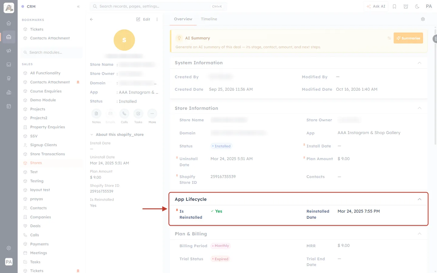 The App Lifecycle section