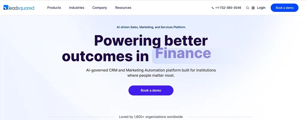 LeadSquared CRM for high-volume B2C sales teams