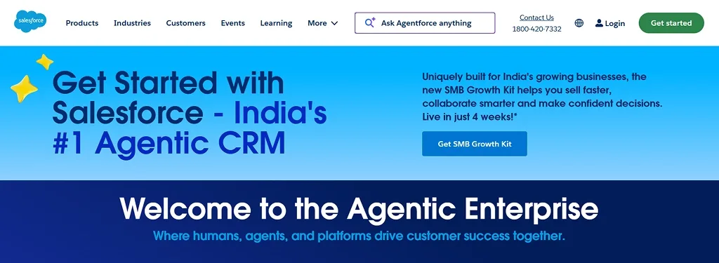 Salesforce enterprise CRM software