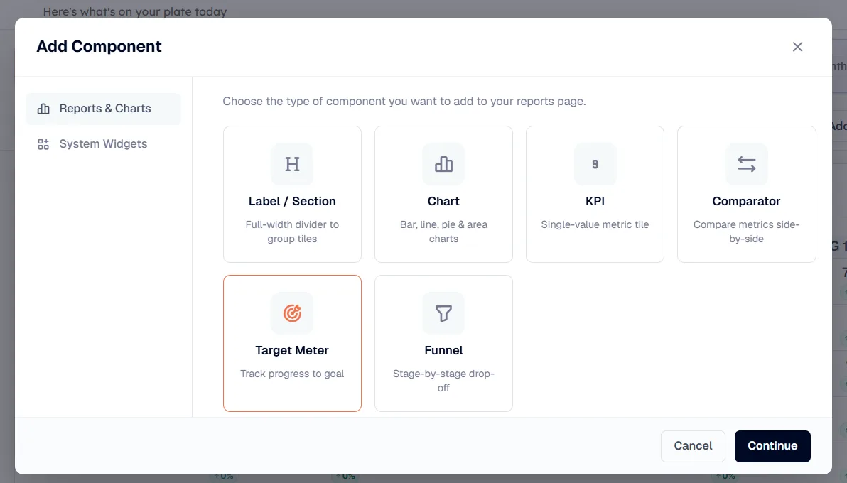 Add one to a dashboard